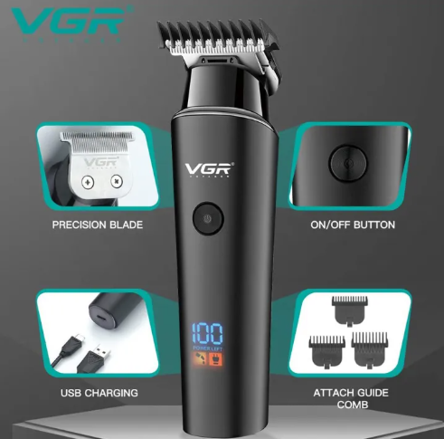 VGR V-937 Cord Cordless Hair and Beard Trimmer for Men
