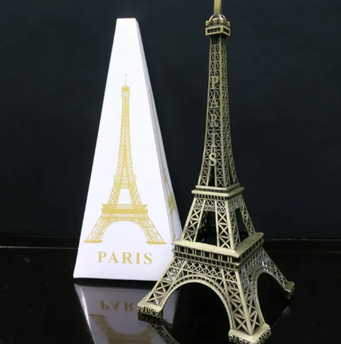 Art Eiffel Tower Showpiece, Metal Gift for Friend - room decoration items